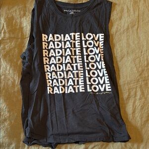 Spiritual Gangster Black 'Radiate Love' Women's Tank Top